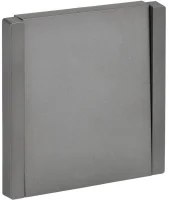 Выключатель 1-кл. СП FORTE&PIANO 10А FP501 сталь IEK FP-V10-0-10-1-K46