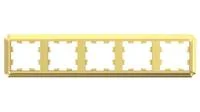 Рамка 5-пост. AtlasDesign Antique универс. зол. SE ATN101605