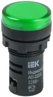 Лампа светосигнальная AD22DS d22мм 230В AC зел. IEK BLS10-ADDS-230-K06