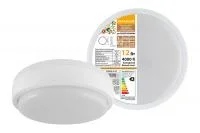 Светодиодный светильник LED ДПП 2901 12Вт 990 лм 4000К IP65 белый круг 160*48 мм с датчиком Народный