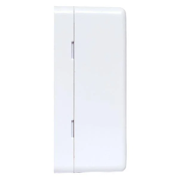 Корпус розетки настенной на 2 модуля Keystone со шторками и маркерами бел. TERACOM PRO EKF TRP-EBOX-2KSTN-WH