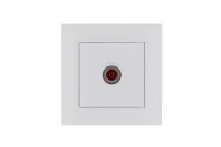 Розетка TV проходная Karea RIZZ бел. Makel 88001007