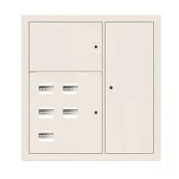 Щит этажный 5кв. RAL9001 (1000х950х150) Basic EKF mb28-v-5-r9001