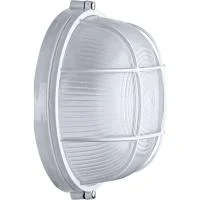 Светильник ЛОН 94 803 NBL-R2-60-E27/WH 1х60Вт E27 IP54 (аналог НПБ 1302 бел. круг с решеткой 60Вт) Navigator 94803