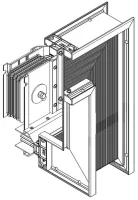 Секция Z-образ. вниз прав. 3200А Al 3L+N+PER НК IP55 тран. IEK LB-3200A4-25-F-ZDR