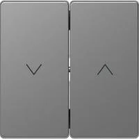 Клавиша-кнопка Merten D-Life для жалюзи SD нерж. сталь SchE MTN3855-6036