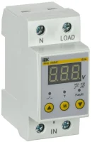 Реле напряжения РН-д 1ф 36мм 63А IEK IVR21-1-63