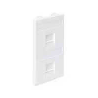Адаптер на 2 RJ45 коннектора защ. шторки бел. SimonConnect S76B-9