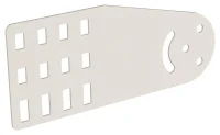 Пластина шарнирная H=100мм RAL 9016 IEK CLM51D-PSH-100-9016