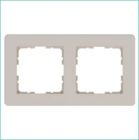 Рамка 2-м G-Flex тауп Jasmart G1102T