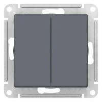 Переключатель перекрестный 2-кл. AtlasDesign 2хсх.7 10АХ механизм грифель SE ATN000773