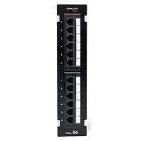 Патч-панель настенная кат.5E UTP неэкранир. 12 портов RJ45 Dual IDC TERACOM PRO EKF TRP-WPP-5EUTP-12