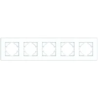 Рамка 5-м City бел. матов. GUSI С1115-041