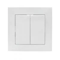 Выключатель 2-кл. СП Валенсия 10А IP20 бел. PROxima EKF EWV10-023-10