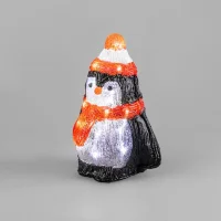 Фигура светодиодная акриловая "Пингвиненок" 19х14.5х25см 20LED 1Вт IP20 элементы питания 2хAA (не в компл.) Neon-Night 513-323