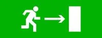 Пиктограмма "Направление направо" 320х120мм (для EXIT SAFEWAY-40) EKF pkal-01-04