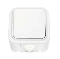Переключатель проходной 1-кл. ОП 10А IP44 бел. Bylectrica А6 10-868