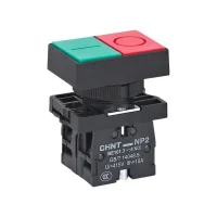 Кнопка двойная "Пуск-Стоп" NP2-EL8325 1НО+1НЗ AC230В IP40 (R) CHINT 574114