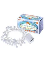 Гирлянда светодиодная "Шарики" 50LED, 5м, 8 режимов, многоцвет., прозр. шнур, 250 В, TDM