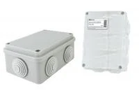 Распаячная коробка ОП 120х80х50мм, крышка, IP55, 6 вх. инд. штрихкод TDM