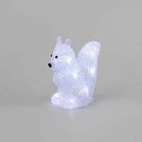 Фигура светодиодная акриловая "Белка" 17.5х12х18см 12LED 0.5Вт 4.5В IP20 элементы питания 3хAAA (не в компл.) Neon-Night 513-341