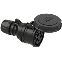 2252-6x PCE Розетка кабельная 32А/400V/3P+N+E/IP67 черная