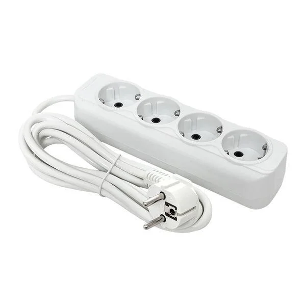 Удлинитель 4х2м с заземл. 16А IP20 Эксперт 3.5кВт ПВС 3х1 PROxima EKF UBA16-310-4-02