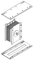 Блок соединительный 2000А Al 3L+N+PER НК IP55 IEK LB-2000A4-25-F-J
