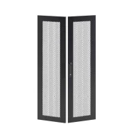 Дверь перфорированная двухстворчатая для IT-CQE 1200х600 RAL9005 DKC RBITCPMD1260