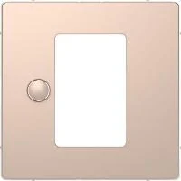 Накладка центральная Merten D-Life для сенсор. термостата SD шампань SchE MTN5775-6051