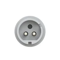 0922-10v PCE Вилка кабельная 32A/24-42V/2P/IP67, никелированные контакты