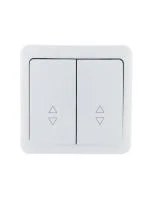 Переключатель проходной 2-кл. 2п ОП Viola 10А IP20 бел. LEZARD 751-0200-106