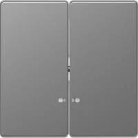 Клавиша для 2-кл. выкл. Merten D-Life линза для LED мод. SD нерж. сталь SchE MTN3420-6036