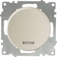 Выключатель 1-кл. СП Florence 10А IP20 с подсветкой механизм беж. (1E31701301) OneKeyElectro 2172801