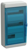 Корпус пластиковый КМПн-36 IP65 син. прозр. дверь TEKFOR IEK TF5-KP72-N-36-65-K03-K07