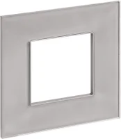 Рамка 1-м SKANDY SK-F21Sh стекло шампань IEK SK-M12-G-K37