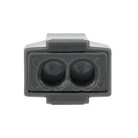 Экспресс-клемма с пастой 2-проводная до 2.5кв.мм сер. (уп.100шт) (773-302) Rexant 07-3020