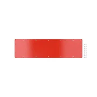 Фланец сплошной для корпусов ST тип 5 543х153мм красн. RAL3020 DKC R5FSST03-RAL3020