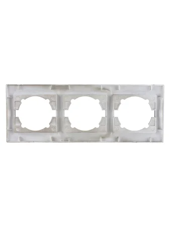 Рамка 3-х постовая горизонтальная бронза "Лама" TDM