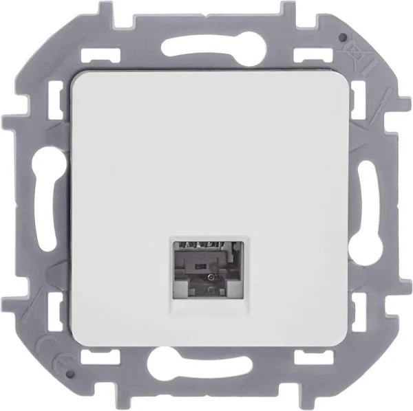Розетка информационная RJ45 Inspiria CAT.6 UTP бел. Leg 673830