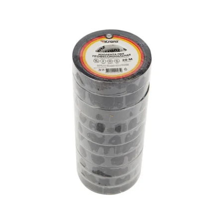 Изолента ПВХ профессиональная 0.18х19мм 20м черн. Kranz KR-09-2806