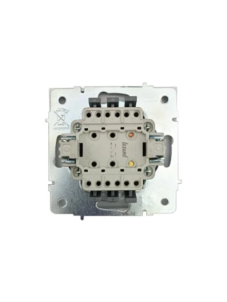 Выключатель 1-кл. СП ZIMA IP20 10А безвинт. зажим бел. LEZARD 704-0288-100QC Выключатель 1-кл. СП ZIMA IP20 10А безвинт. зажим бел. LEZARD 704-0288-100QC