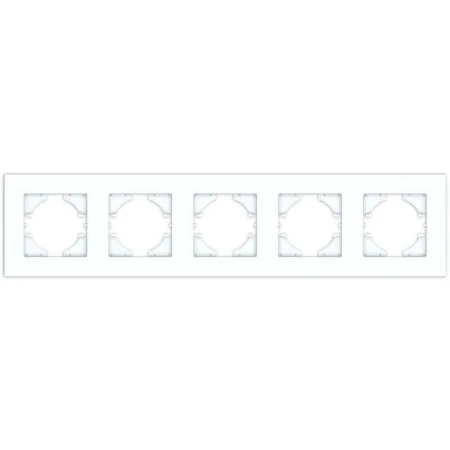 Рамка 5-м City бел. матов. GUSI С1115-041