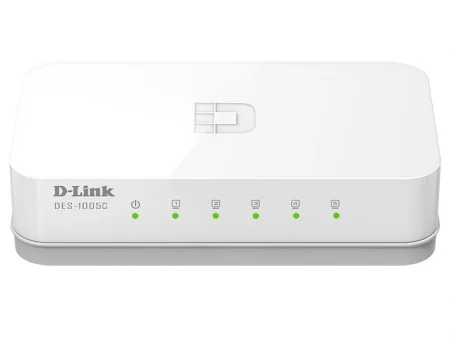 Коммутатор DES-1005C 5х100Мбайт неуправляемый D-Link 339303