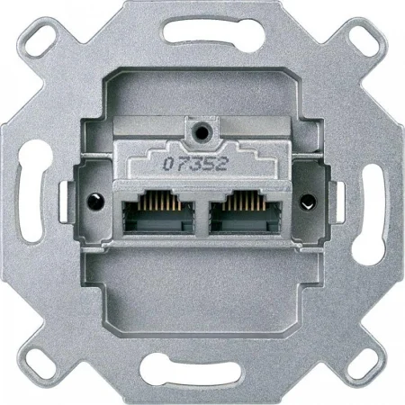 Розетка компьютерная 2-м СП Merten RJ45 кат.6 8/8 антик механизм SchE MTN465706