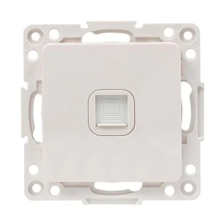 Розетка компьютерная 1-м Стокгольм RJ45 механизм бел. PROxima EKF EYK01-035-10