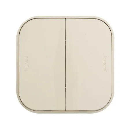 Выключатель 2-кл. ОП Quteo 10А IP20 10AX сл. кость Leg 782232