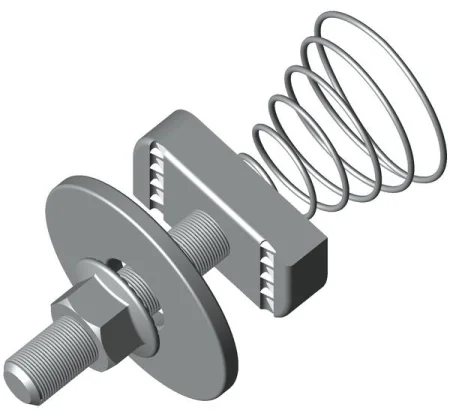 Комплект соединительный 12х50 для STRUT-профиля с конусной пружиной EKF ksst12x50