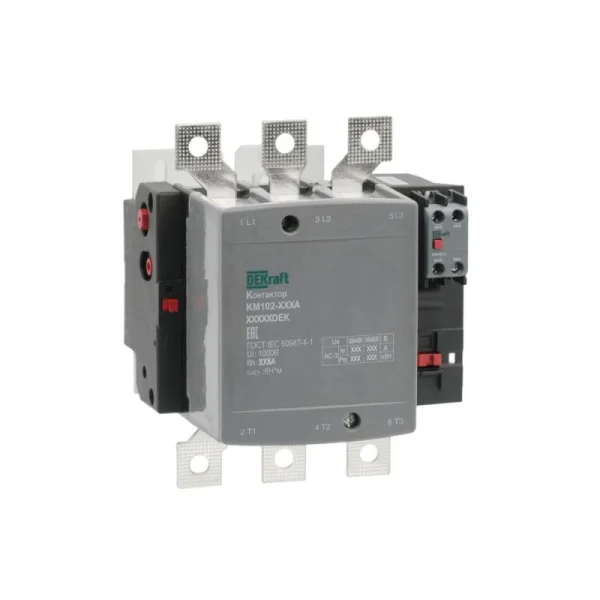 Контактор 225А 110В АС АС3 АС4 1НО+1НЗ КМ-102 DEKraft 21954DEK