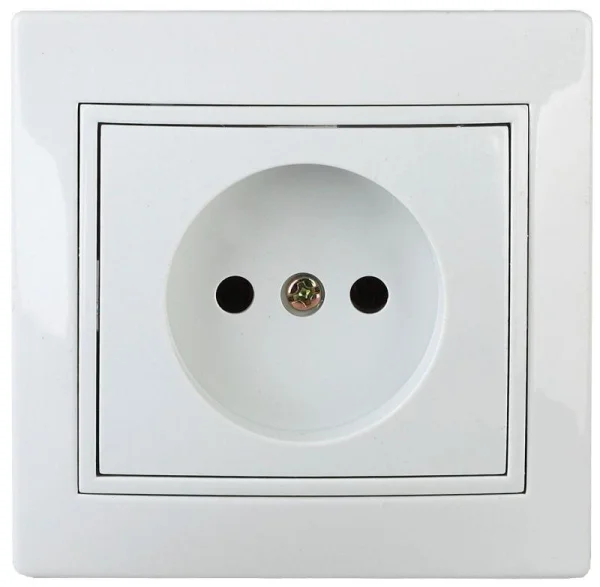 Розетка СП Plano 2P 1-201-01 16А-250В IP20 бел. Intro Б0027607
